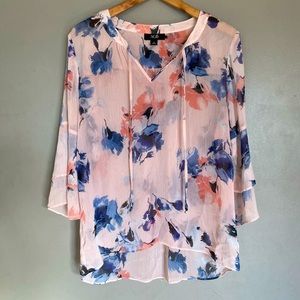Pink Floral AGB Top